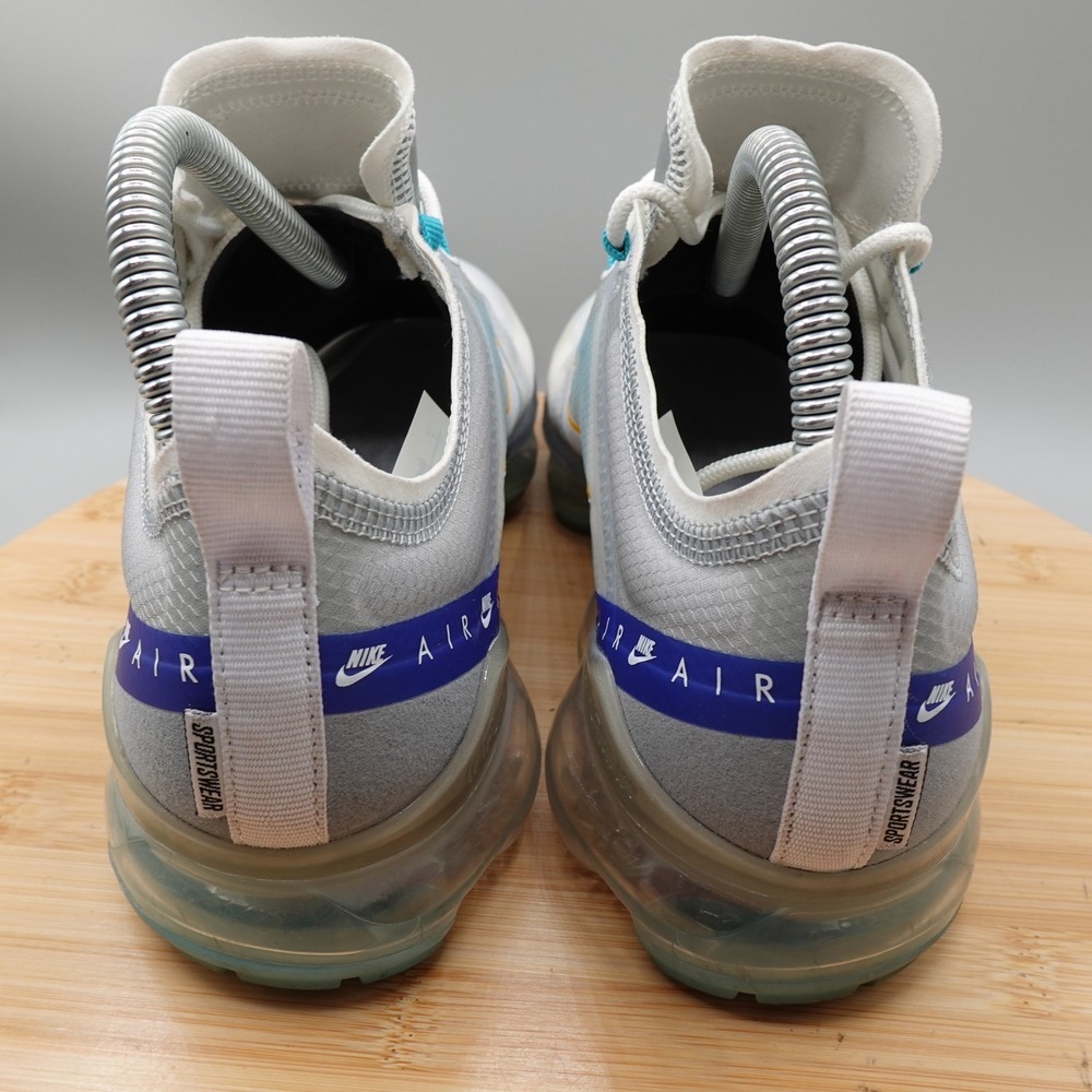 Nike Shoes Mens 7 White Air VaporMax 2019 Wolf Grey Running Sneaker CI1240-102 - Picture 4 of 9